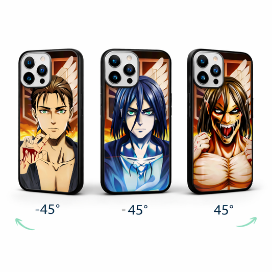 Funda 3D Attack on Titan Eren Yeager